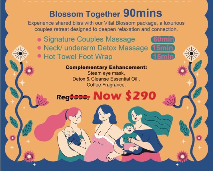 Blossom Together 90mins (Reg $330, Now $290)