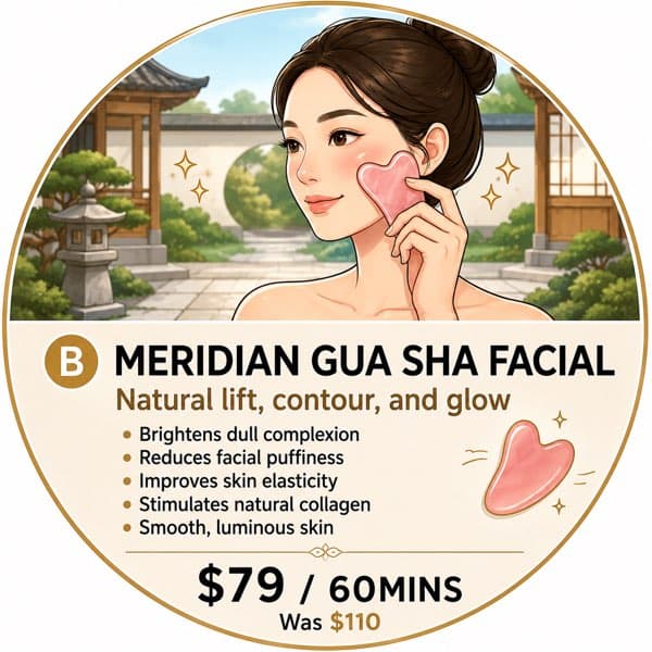 Meridian Gua Sha Facial-Special 60mins (Reg. $110)