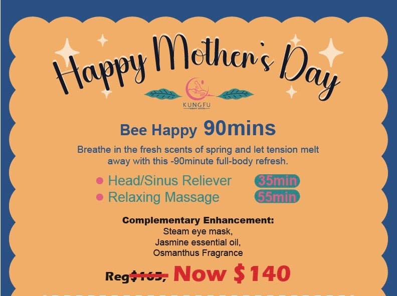 🐝Bee Happy 90 mins (Reg $165, Now $140)